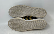 Load image into Gallery viewer, Adidas Mens Superstar HP5498 Black Gold Lace-Up Low Top Sneaker Shoes Size 12