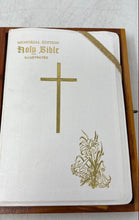 Load image into Gallery viewer, The New American Memorial Edition Illustrated Holy Bible w/ Wood Case