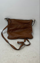 Load image into Gallery viewer, Michael Kors Womens Brown Leather Outer Pocket Adjustable Strap Crossbody Purse