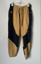 Load image into Gallery viewer, Air Jordan Mens Khaki Black Drawstring Track Pant Size Medium