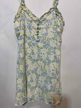 Load image into Gallery viewer, Zara Womens Beige Multi Floral Sleeveless V-Neck Sundress Size Large