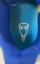 Load image into Gallery viewer, Under Armour Mens Command MC Mid 3025639-102 White & Blue Football Cleats Size 7