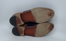 Load image into Gallery viewer, Johnston & Murphy Mens Black Brown Suede Round Toe Oxford Dress Shoes Size 9M