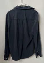 Load image into Gallery viewer, Zara Mens Blue Cotton Long Sleeve Collared Casual Button-Up Shirt Size Small