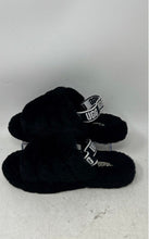 Load image into Gallery viewer, UGG Kids Fluff Yeah 1098494K Black Open Toe Slingback Slide Slipper Size 5