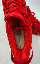 Load image into Gallery viewer, Just So So Mens Red Black Low Top Round Toe Lace-Up Sneakers Shoes Size EUR 43