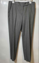 Load image into Gallery viewer, Calvin Klein Womens Gray Printed Pleated Front Classic Slim Leg Dress Pants Sz 8