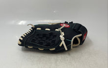 Load image into Gallery viewer, Rawlings Fastpitch EBLLL29 Kids Black Left Hand Baseball Sports Glove Size 11.5