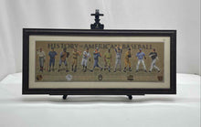 Load image into Gallery viewer, History Of American Baseball Sports Framed Wall Decor Art Print Collectible