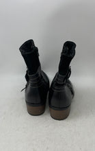 Load image into Gallery viewer, Earth Origins Womens Dolly Black Leather Round Toe Mid-Calf Booties Size 8 W