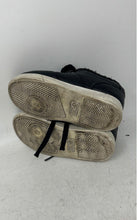 Load image into Gallery viewer, Fila Kids Black Leather Round Toe Low Top Lace-Up Sneaker Shoes Size 9