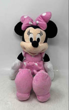 Load image into Gallery viewer, Disney Plush Minnie Mouse Stuffed Animal Doll With Pink Polka Dot Dress