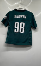 Load image into Gallery viewer, Nike Kids Green Philadelphia Eagles Connor Barwin #98 NFL Jersey Size 4T