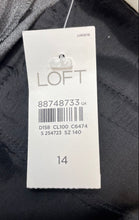 Load image into Gallery viewer, Ann Taylor Loft Womens Gray Julie Curvy Wide-Leg Trouser Pants Size 14