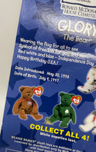 Load image into Gallery viewer, Ty McDonald’s Yellow Collectible Beanie Babies Glory The Bear Collector Doll