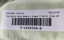 Load image into Gallery viewer, The North Face Womens Green Short Sleeve Pullover T-Shirt Size XS