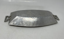 Load image into Gallery viewer, Everlast #7002 Hand-Forged Hammered Leaf Motif Aluminum Rectangular Serving Tray