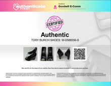 Load image into Gallery viewer, Authentic Tory Burch Womens Sally Black Wedge Pump Heels Size 7M Damaged Stained