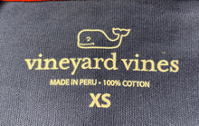 Load image into Gallery viewer, Vineyard Vines Womens Blue Cotton Short Sleeve Crew Neck Graphic T-Shirt Size XS