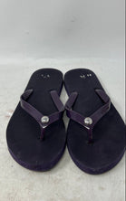 Load image into Gallery viewer, Coach Womens Classic G3775 Purple Rubber Slip-On Flip-Flop Sandals Size 8B