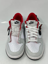 Load image into Gallery viewer, Authentic Nike Boys Dunk Low Gray White Sneaker Shoes Size 6.5Y No Laces