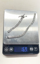 Load image into Gallery viewer, Women's Silver-Tone Tennis Bracelet Broken for Repair (NCL)