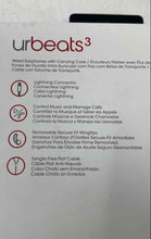Load image into Gallery viewer, Beats By Dre Urbeats3 Wired Earphones With Lightning Connector In Box Not Tested