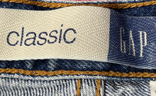 Load image into Gallery viewer, Gap Womens Blue Tie-Dye Denim Stretch Classic Fit Straight Jeans Size 10 Long