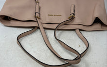 Load image into Gallery viewer, Michael Kors Womens Pink Leather Double Handle Logo Charm Jet Set Tote Bag
