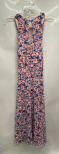Load image into Gallery viewer, BCBG Paris Womens Pink Floral Sleeveless Halter Neck Midi Sundress Size Large