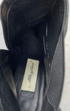 Load image into Gallery viewer, Mezlan Womens Loren Black Leather Block Heel Side-Zip Ankle Booties Size 10M