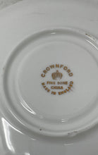 Load image into Gallery viewer, Set Of 2 Pcs Crownford White Fine Bone China Floral Round Tea Cup & Saucer Set