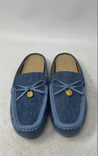 Load image into Gallery viewer, Michael Kors Womens Greta Blue Slip-On Moc Toe Denim Mule Flats Size 6 M