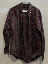 Load image into Gallery viewer, Ralph Lauren Jeans Co. Mens Red Plaid Print Cotton Button-Up Shirt Size Small