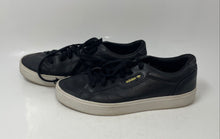 Load image into Gallery viewer, Adidas Womens Sleek Black Leather Lace-Up Low Top Sneakers Shoes Size 7
