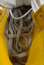 Load image into Gallery viewer, Authentic Nike Womens Air Jordan 1 Mid Yellow White Sneakers Shoes Size 6.5