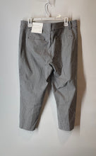 Load image into Gallery viewer, Loft Womens White Black Check Flat Front Straight Leg Dress Pants Sz 12P w/ Tags