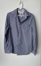 Load image into Gallery viewer, Nautica Mens Blue White Printed Long Sleeve Classic Fit Button-Up Shirt Size S