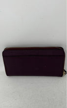 Load image into Gallery viewer, Kate Spade New York Womens Wine Inner Pocket Card Holder Zip-Around Wallet
