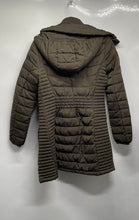 Load image into Gallery viewer, DKNY Womens Green Long Sleeve Full Zip Packable Bib-Front Puffer Jacket Size XS