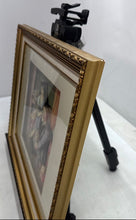 Load image into Gallery viewer, Portrait Family Scene Matted Gold-Tone Collectible Home Decor Picture Frame