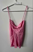 Load image into Gallery viewer, Zara Womens Pink Sleeveless Cowl Neck Regular Fit Pullover Camisole Top Size M