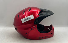 Load image into Gallery viewer, Razor Youth Red Integrated Sun Visor Full-Face Multi-Sport Helmet