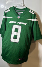 Load image into Gallery viewer, Nike Mens Green & White New York Jets Aaron Rodgers #8 Football Jersey Size L
