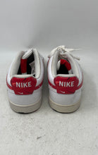 Load image into Gallery viewer, Nike Mens Court Vision Low DM7588-100 White Red Sneaker Shoes Size 10.5 No Laces