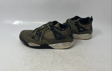 Load image into Gallery viewer, Nike Kids Jordan 4 Retro SE FB9929-200 Green Lace-Up Sneaker Shoes Size 2Y
