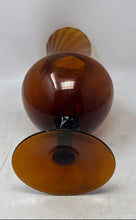 Load image into Gallery viewer, Amber Glass Large Collectibles Series Freestanding Tabletop Decorative Vase
