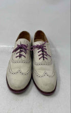 Load image into Gallery viewer, Cole Haan Womens Alisa White Leather Lace-Up Wingtip Oxford Shoes Size 8 B