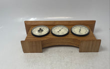 Load image into Gallery viewer, Analog Weather Station Wood Casing Barometer Hygrometer Thermometer Tools