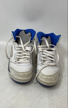 Load image into Gallery viewer, Nike Kids Air Jordan 5 Retro 440889-140 White Blue Sneaker Shoes Size 1.5Y